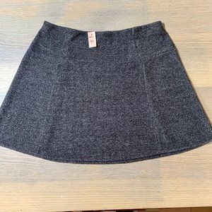 LOFT Grey Heather A-line Winter skirt (18)